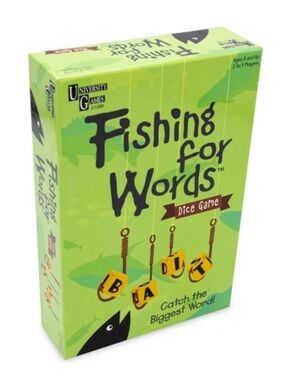 Fishing for Words Dice Game University Games NEW & SEALED